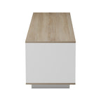 Έπιπλο τηλεόρασης Winey σε sonoma-λευκή απόχρωση 180x44.5x44.5εκ