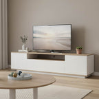 Έπιπλο τηλεόρασης Winey σε sonoma-λευκή απόχρωση 180x44.5x44.5εκ