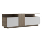 Έπιπλο τηλεόρασης Vendora σε sonoma-λευκή απόχρωση 150x29.5x46.3εκ