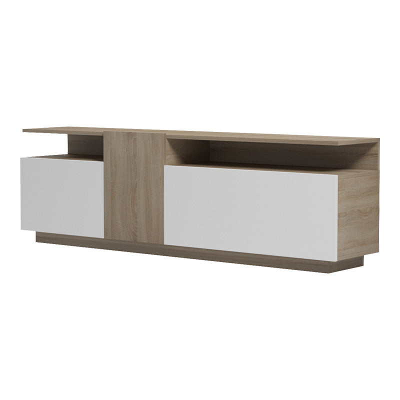 Έπιπλο τηλεόρασης Vendora σε sonoma-λευκή απόχρωση 150x29.5x46.3εκ