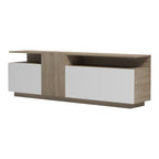 Έπιπλο τηλεόρασης Vendora σε sonoma-λευκή απόχρωση 150x29.5x46.3εκ