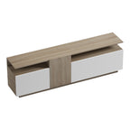 Έπιπλο τηλεόρασης Vendora σε sonoma-λευκή απόχρωση 150x29.5x46.3εκ