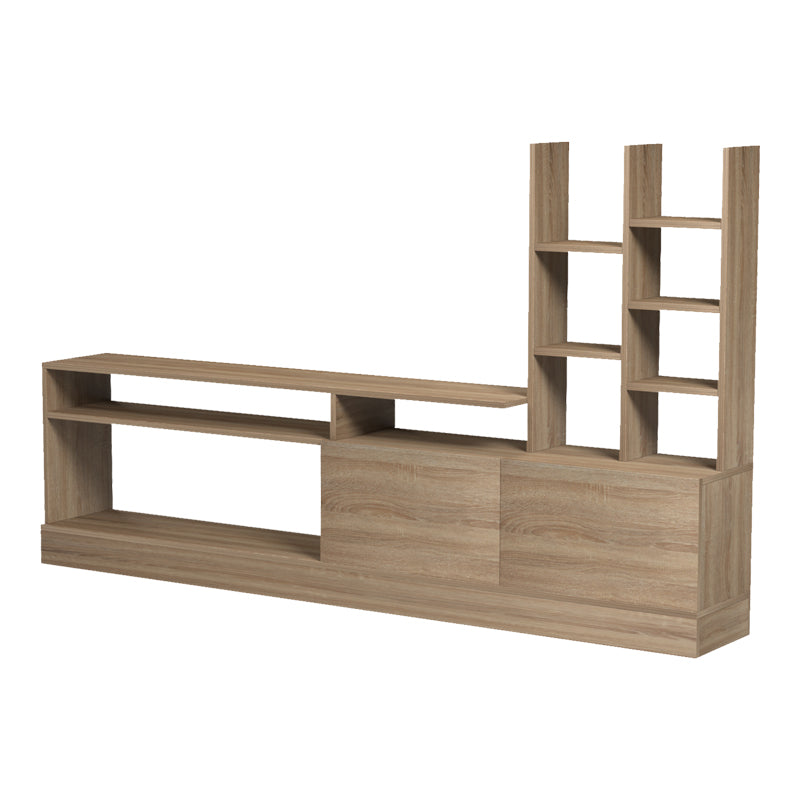 Σύνθετο σαλονιού Seruno sonoma 170x25x100εκ