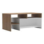 Τραπέζι σαλονιού Consa sonoma - λευκό 120x60x53.6εκ