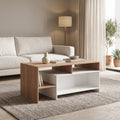 Τραπέζι σαλονιού Consa sonoma - λευκό 120x60x53.6εκ