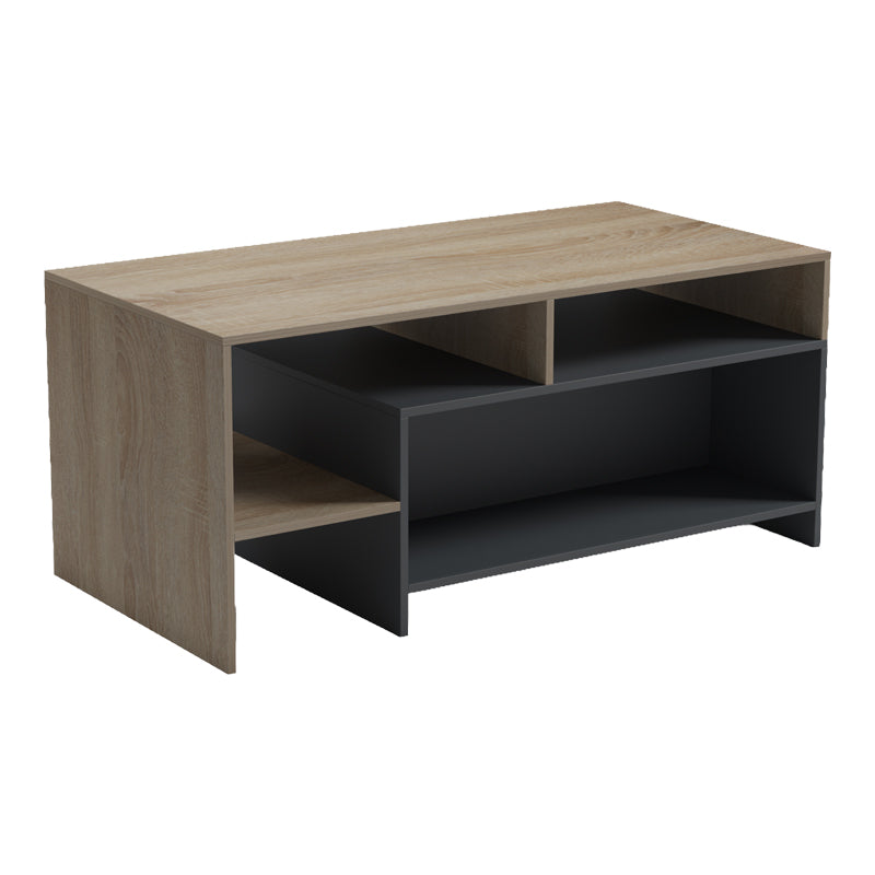 Τραπέζι σαλονιού Consa sonoma - ανθρακί 120x60x53.6εκ