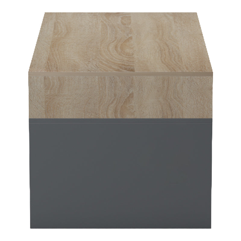 Τραπέζι σαλονιού Consa sonoma - ανθρακί 120x60x53.6εκ