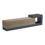 Έπιπλο τηλεόρασης επιτοίχιο Flato sonoma-ανθρακί 150x29.5x38.5εκ