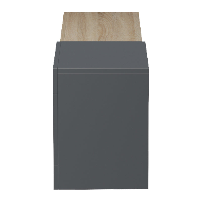 Έπιπλο τηλεόρασης επιτοίχιο Flato sonoma-ανθρακί 150x29.5x38.5εκ