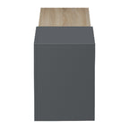 Έπιπλο τηλεόρασης επιτοίχιο Flato sonoma-ανθρακί 150x29.5x38.5εκ