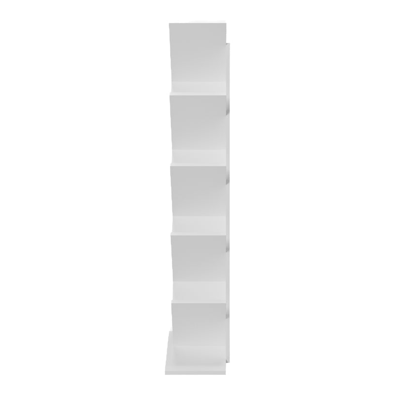 Βιβλιοθήκη Fyllo λευκό 50x25x141.5εκ