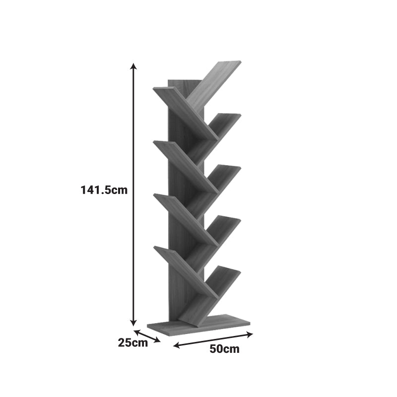 Βιβλιοθήκη Fyllo λευκό 50x25x141.5εκ