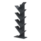 Βιβλιοθήκη Fyllo ανθρακί 50x25x141.5εκ