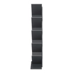 Βιβλιοθήκη Fyllo ανθρακί 50x25x141.5εκ