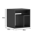 Βοηθητικό τραπέζι Doublo sonoma 40x35x40εκ