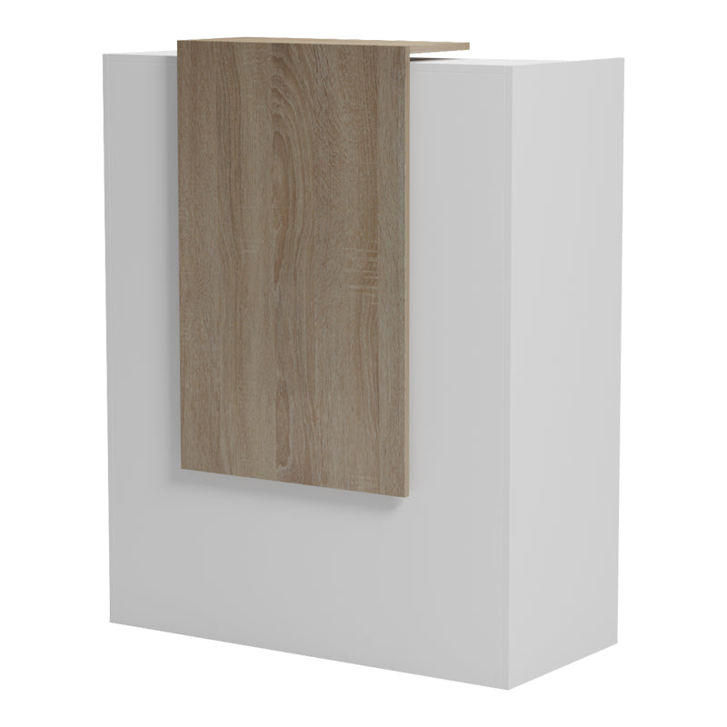 Γραφείο reception Zowel με led λευκό - sonoma 90x40x110εκ