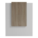 Γραφείο reception Zowel με led λευκό - sonoma 90x40x110εκ