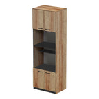 Ντουλάπα κουζίνας Rowan σε ανθρακί-oak απόχρωση 60x42x182εκ