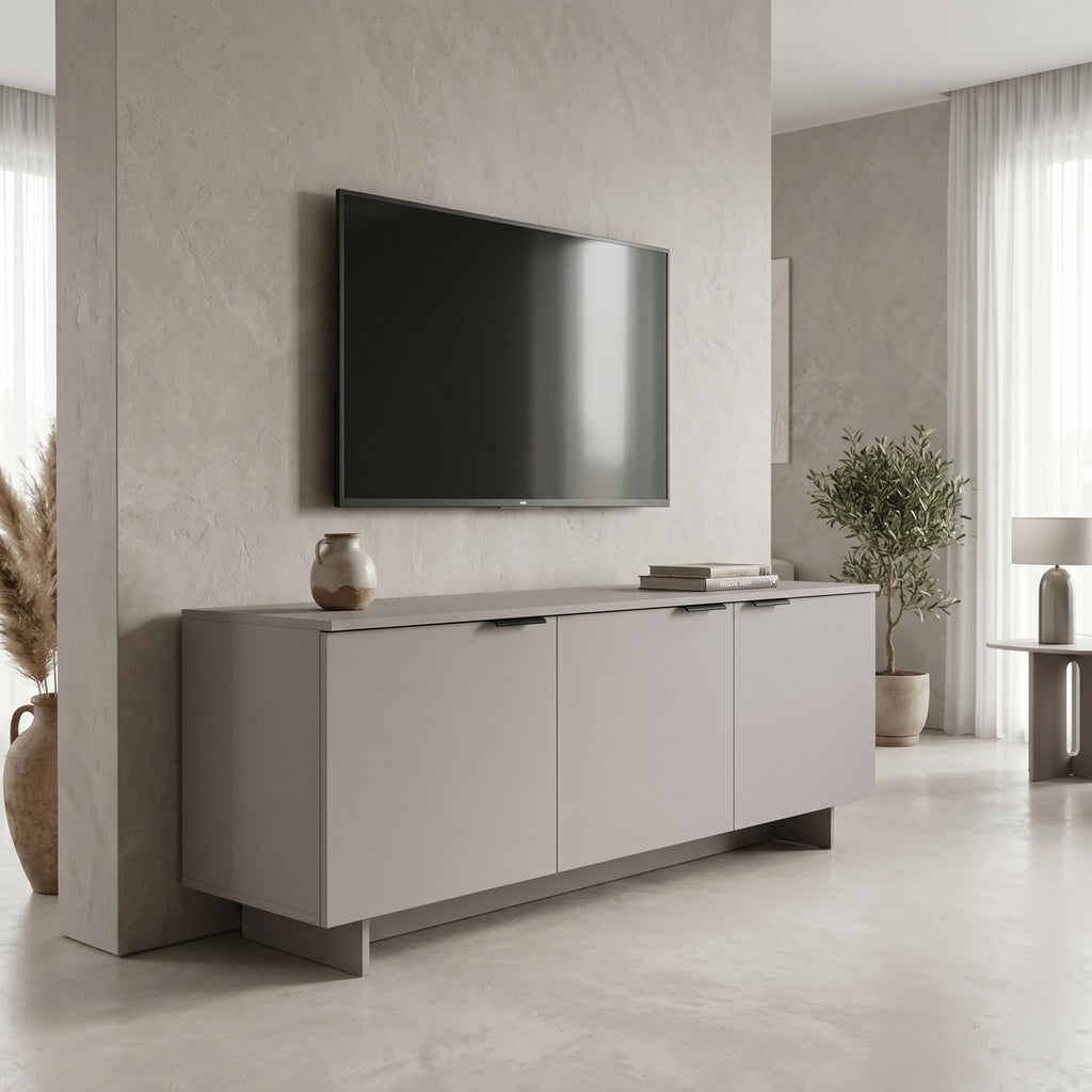 Έπιπλο τηλεόρασης Beldon taupe 150x42x55εκ