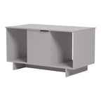 Τραπέζι σαλονιού Nalinda taupe 100x55x55εκ