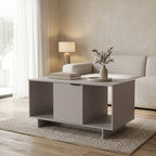 Τραπέζι σαλονιού Nalinda taupe 100x55x55εκ