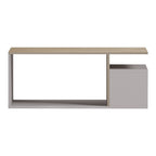 Τραπέζι σαλονιού Wendo taupe-sonoma 91x37x50εκ