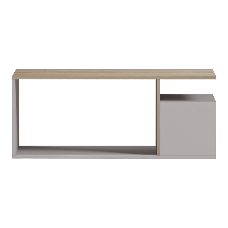 Τραπέζι σαλονιού Wendo taupe-sonoma 91x37x50εκ