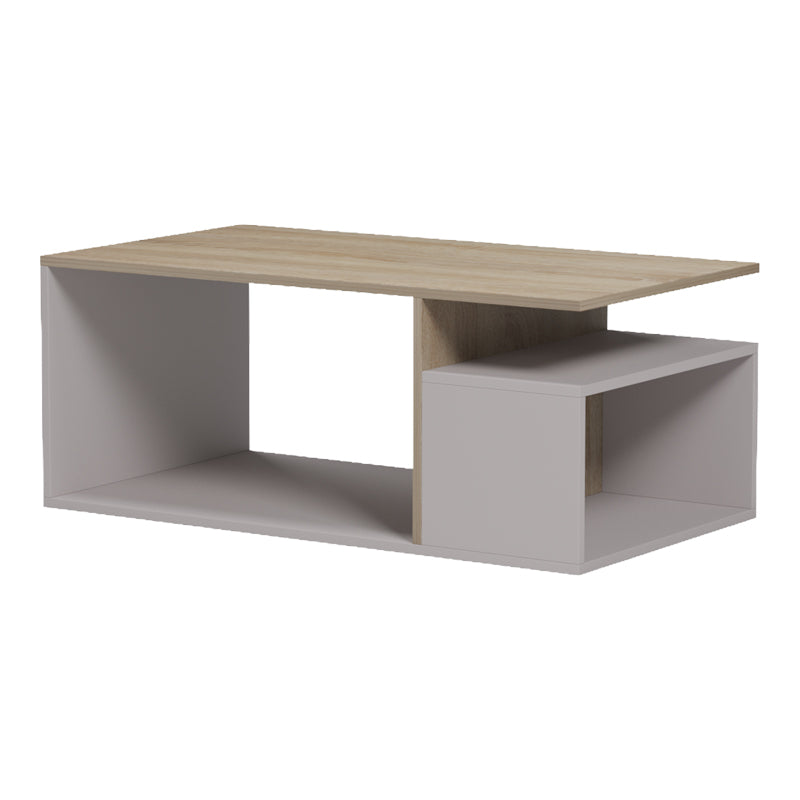 Τραπέζι σαλονιού Wendo taupe-sonoma 91x37x50εκ