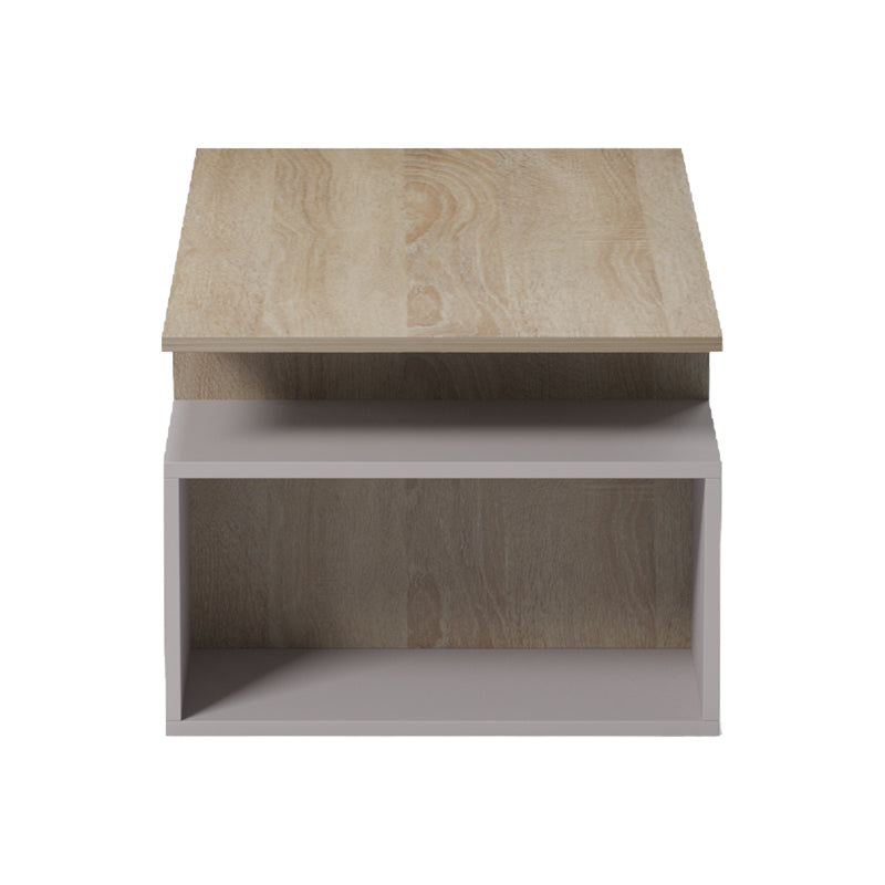 Τραπέζι σαλονιού Wendo taupe-sonoma 91x37x50εκ