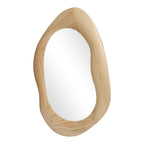Καθρέπτης οβάλ Enola mdf σε φυσική απόχρωση 54x2.5x80εκ