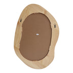 Καθρέπτης οβάλ Enola mdf σε φυσική απόχρωση 54x2.5x80εκ