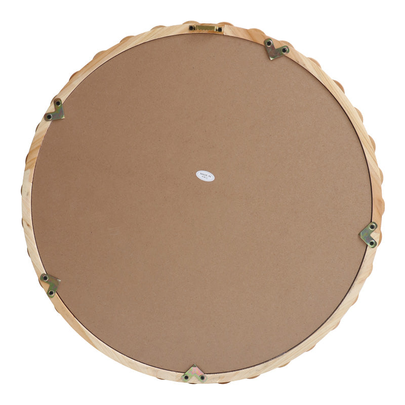Καθρέπτης Specio ξύλο σε φυσική απόχρωση Φ60x4.5εκ