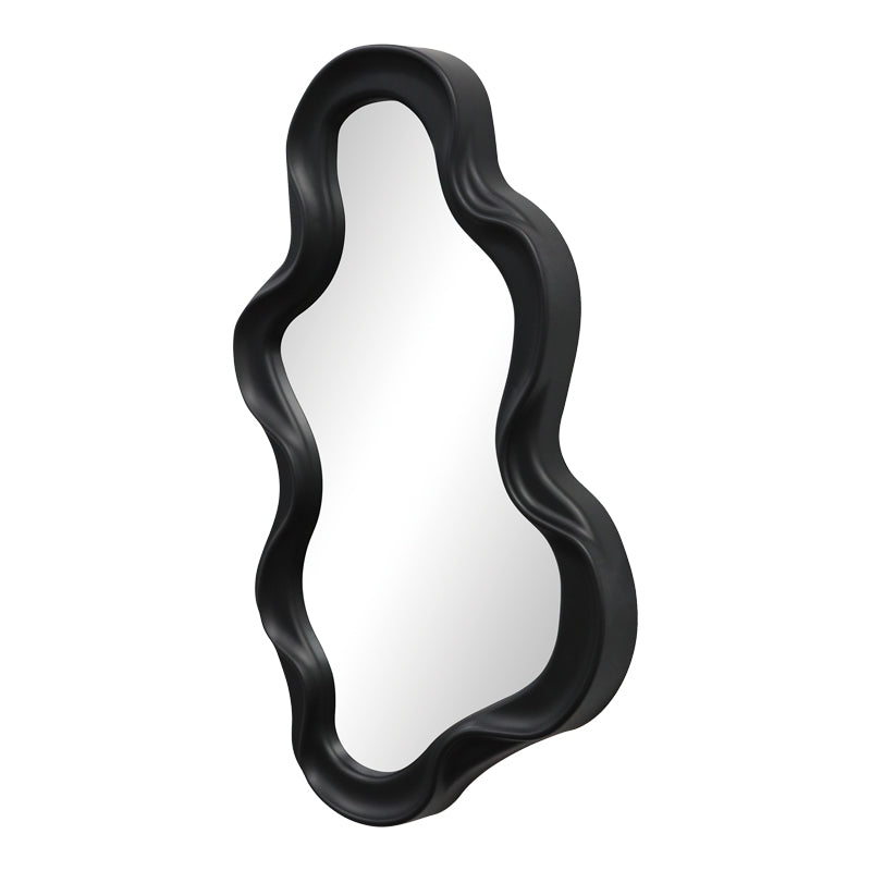 Καθρέπτης Liquid pp σε μαύρη απόχρωση 26x2.7x39εκ
