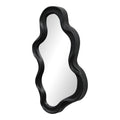 Καθρέπτης Liquid pp σε μαύρη απόχρωση 26x2.7x39εκ