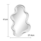 Καθρέπτης Liquid pp σε λευκή απόχρωση 26x2.7x39εκ