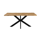 Tραπέζι Gilman MDF sonoma-μαύρο 150x90x75εκ