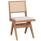 Τραπεζαρία Winslow σετ 5τεμ ξύλο rubberwood ανοιχτό καρυδί 160x85x75εκ