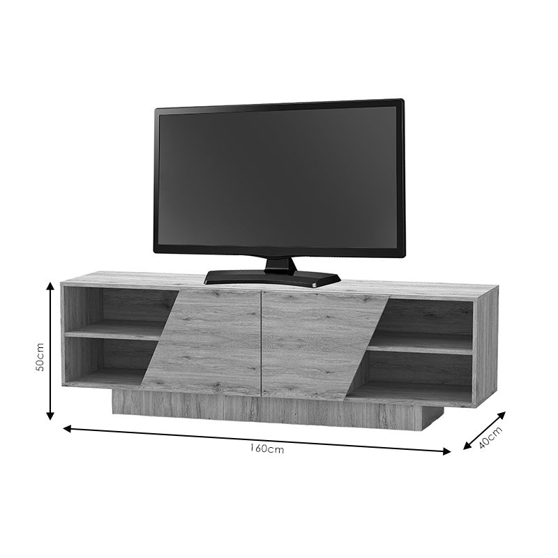 Έπιπλο τηλεόρασης Stevie sonoma 160x40x50εκ