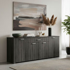 Μπουφές Kinley σε ανθρακί-wenge απόχρωση 210x40x82εκ