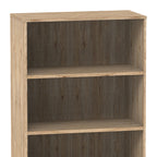 Βιβλιοθήκη Anze φυσικό μελαμίνης 80x40x180εκ