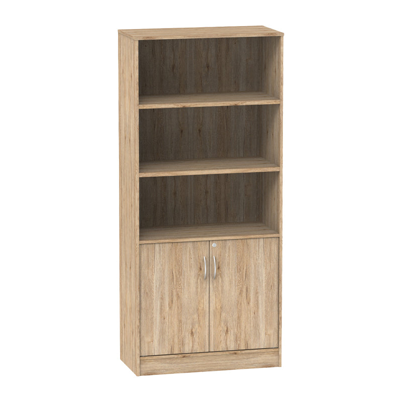 Βιβλιοθήκη Anze φυσικό μελαμίνης 80x40x180εκ