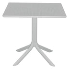 Τραπεζαρία Groovy-Gentle σετ 3τεμ PP λευκό-cappuccino 80x80x74,5εκ