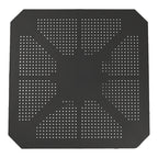 Τραπέζι Icon PP σε ανθρακί απόχρωση 80x80x74.5εκ