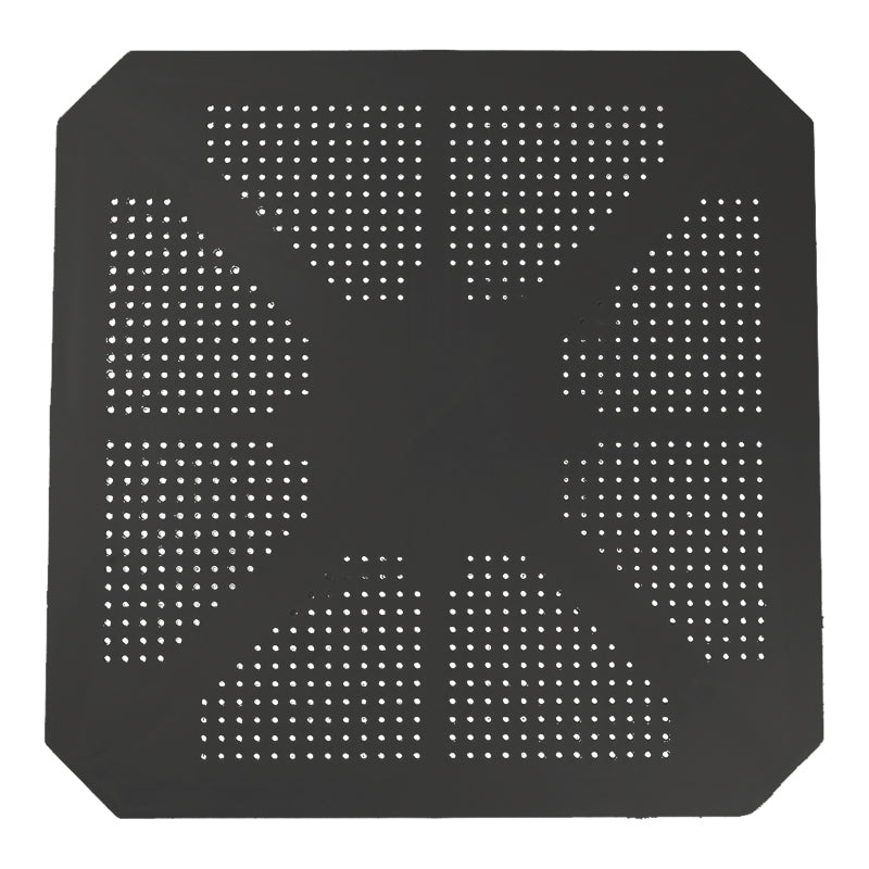 Τραπέζι Icon PP σε ανθρακί απόχρωση 80x80x74.5εκ