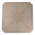 Τραπέζι Icon PP σε απόχρωση cappucino 80x80x74.5εκ