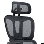 Καρέκλα γραφείου διευθυντή με υποπόδιο Verdant Premium Quality mesh χρώμα μαύρο
