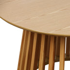 Τραπέζι σαλονιού Domonic mdf/pw σε φυσική απόχρωση Φ80x45εκ
