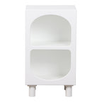 Κομοδίνο Emersi MDF σε λευκή απόχρωση 40x32x70εκ