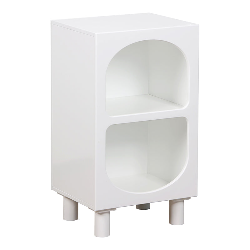 Κομοδίνο Emersi MDF σε λευκή απόχρωση 40x32x70εκ