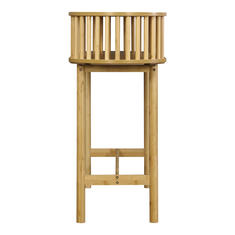 Κονσόλα Nodial MDF/Bamboo σε φυσική απόχρωση 120x39x85εκ